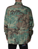 Dolce & Gabbana Multicolor Camouflage Button Down Shirt