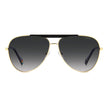 Polaroid Black Metal Sunglasses