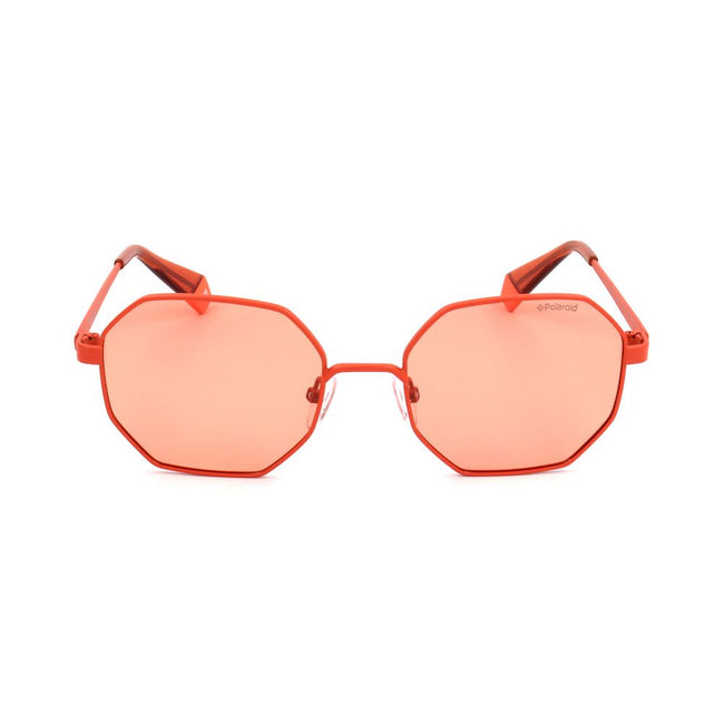 Polaroid Orange Metal Sunglasses