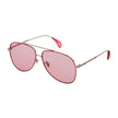 Police Gray Metal Sunglasses