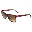 Carolina Herrera Purple Haircalf Sunglasses