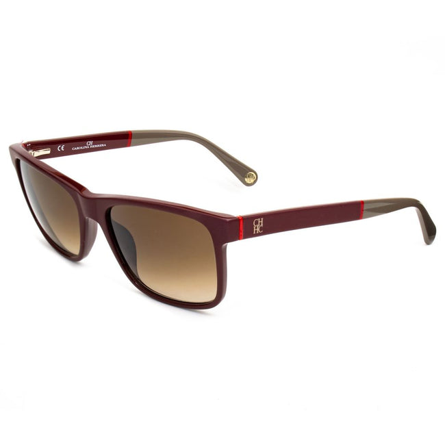 Carolina Herrera Purple Haircalf Sunglasses