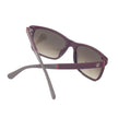 Carolina Herrera Purple Haircalf Sunglasses