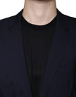 Dolce & Gabbana Dark Blue Formal Tuxedo 2 Piece Suit