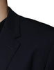 Dolce & Gabbana Dark Blue Formal Tuxedo 2 Piece Suit