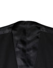 Dolce & Gabbana Black Wool Waistcoat Dress Formal Vest