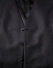 Dolce & Gabbana Black Wool Waistcoat Dress Formal Vest