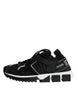 Dolce & Gabbana Black Mesh Sorrento Trekking Sneakers Shoes
