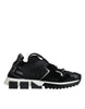 Dolce & Gabbana Black Mesh Sorrento Trekking Sneakers Shoes