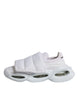Dolce & Gabbana White Padded Fabric Low Top Sneakers Shoes