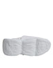 Dolce & Gabbana White Padded Fabric Low Top Sneakers Shoes