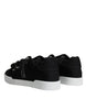 Dolce & Gabbana Black Portofino Low Top Sneakers Shoes