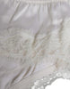 Dolce & Gabbana White Silk Stretch Panty Balconette Bra Underwear