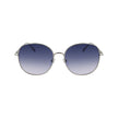 Longchamp Gold Metal Sunglasses