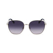 Longchamp Yellow Metal Sunglasses