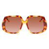 Longchamp Brown Haircalf Sunglasses