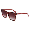 Longchamp Red Haircalf Sunglasses