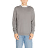 Hugo Boss Gray Cotton Sweater