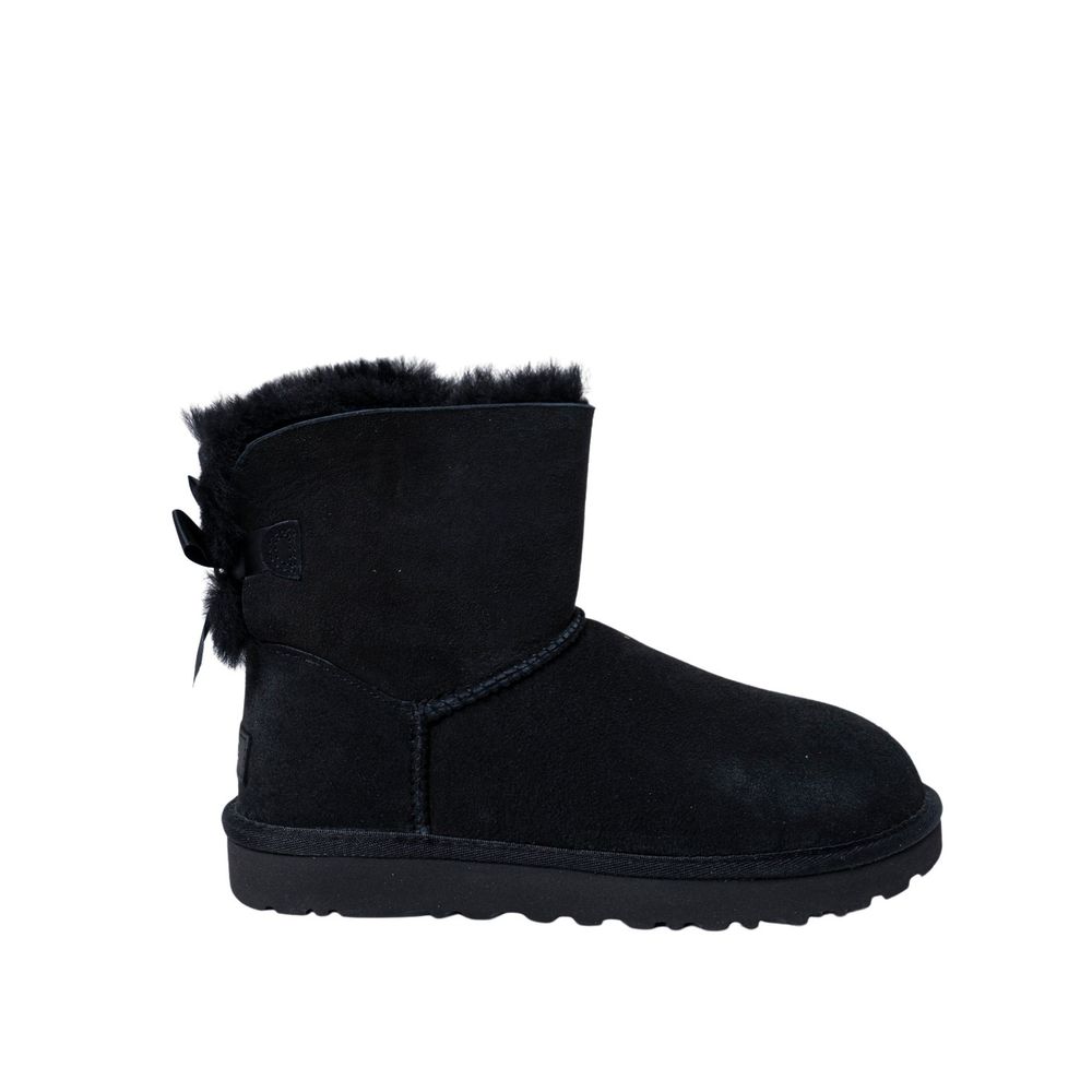 UGG Black Suede Leather Boot