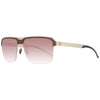 Mercedes Benz Brown Metal Sunglasses