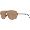 Mercedes Benz Brown Metal Sunglasses