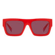 Missoni Red Plastic Sunglasses