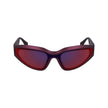 Karl Lagerfeld Red Injected Sunglasses