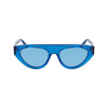 Karl Lagerfeld Blue Haircalf Sunglasses