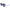 Karl Lagerfeld Blue Haircalf Sunglasses