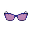 Karl Lagerfeld Blue Haircalf Sunglasses