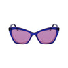 Karl Lagerfeld Blue Haircalf Sunglasses