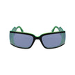 Karl Lagerfeld Black Haircalf Sunglasses