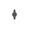 Olivia Burton Black Steel Watch