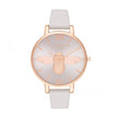Olivia Burton Beige Synthetic Leather Watch