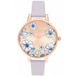 Olivia Burton Purple Leather Watch