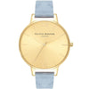 Olivia Burton Blue Leather Leather Watch