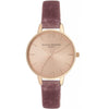 Olivia Burton Purple Synthetic Leather Watch