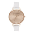 Olivia Burton White Synthetic Leather Watch
