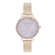 Olivia Burton Gold Steel Watch