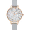 Olivia Burton Gray Leather Leather Watch
