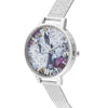 Olivia Burton Silver Stainless Steel Watch