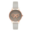 Olivia Burton Gray Leather Leather Watch