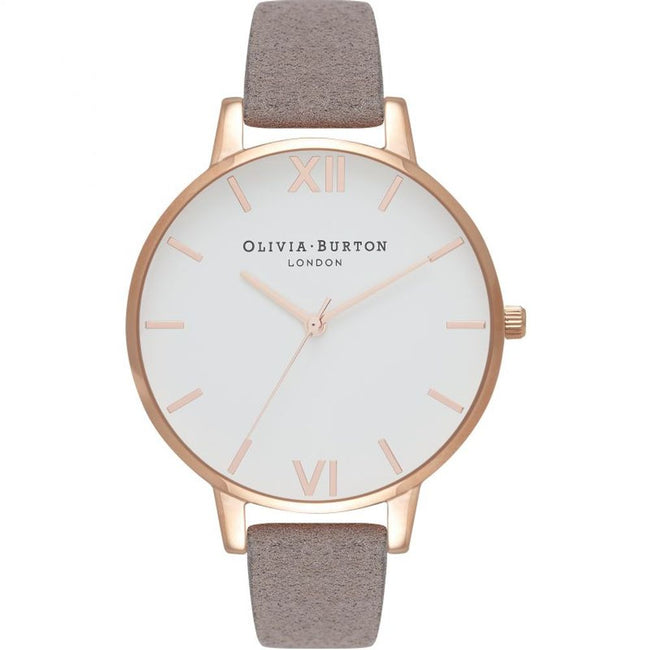 Olivia Burton Gray Leather Leather Watch