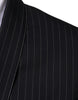 Dolce & Gabbana Black Stripe Single Breasted Formal Suit