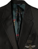 Dolce & Gabbana Blazer Brown Green Bee Wool Jacket Coat
