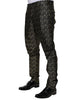 Dolce & Gabbana Black Stars Jacquard SICILIA 2 Piece Suit
