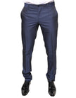 Dolce & Gabbana Blue Polyester Formal Tuxedo Pants