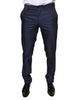 Dolce & Gabbana Blue Polyester Formal Tuxedo Pants