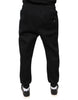 Dolce & Gabbana Black Modal DG Logo Jogger Men Sweatpants Pants