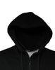 Dolce & Gabbana Black Logo Plaque Hooded Full Zip Sweater
